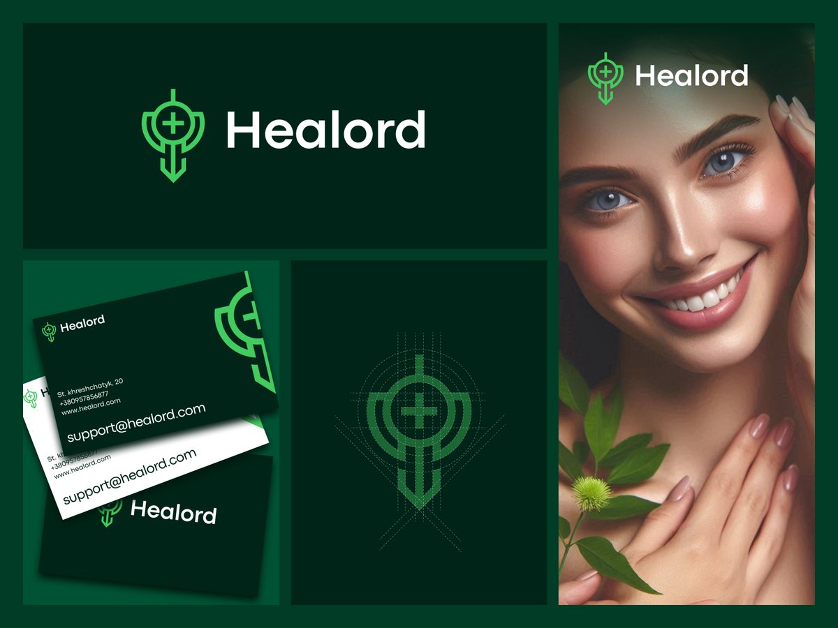 frorexstudio's tweet photo. Healord – Your Shield in Health &amp; Wellness 🌿⚔️

Our logo says it all: a sword for strength, a cross for care, and a shield for protection, all in a green palette symbolizing health and harmony.

#Healord #Health #Wellness #MedicalBrand #LogoDesign #Healthcare #branding #design https://t.co/n3AVXAk5rP