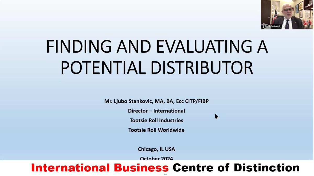JimIntlBusiness's tweet image. #senecaproud @SenecaPoly @SenecaBusiness  Fresh from his trip from Mexica and speaking from Chicago, Ljubo Stankovic Director International Tootsie Roll Industries, brought todays business world in choosing distributors, to our International Trade Practitioner-candidates (IBS).