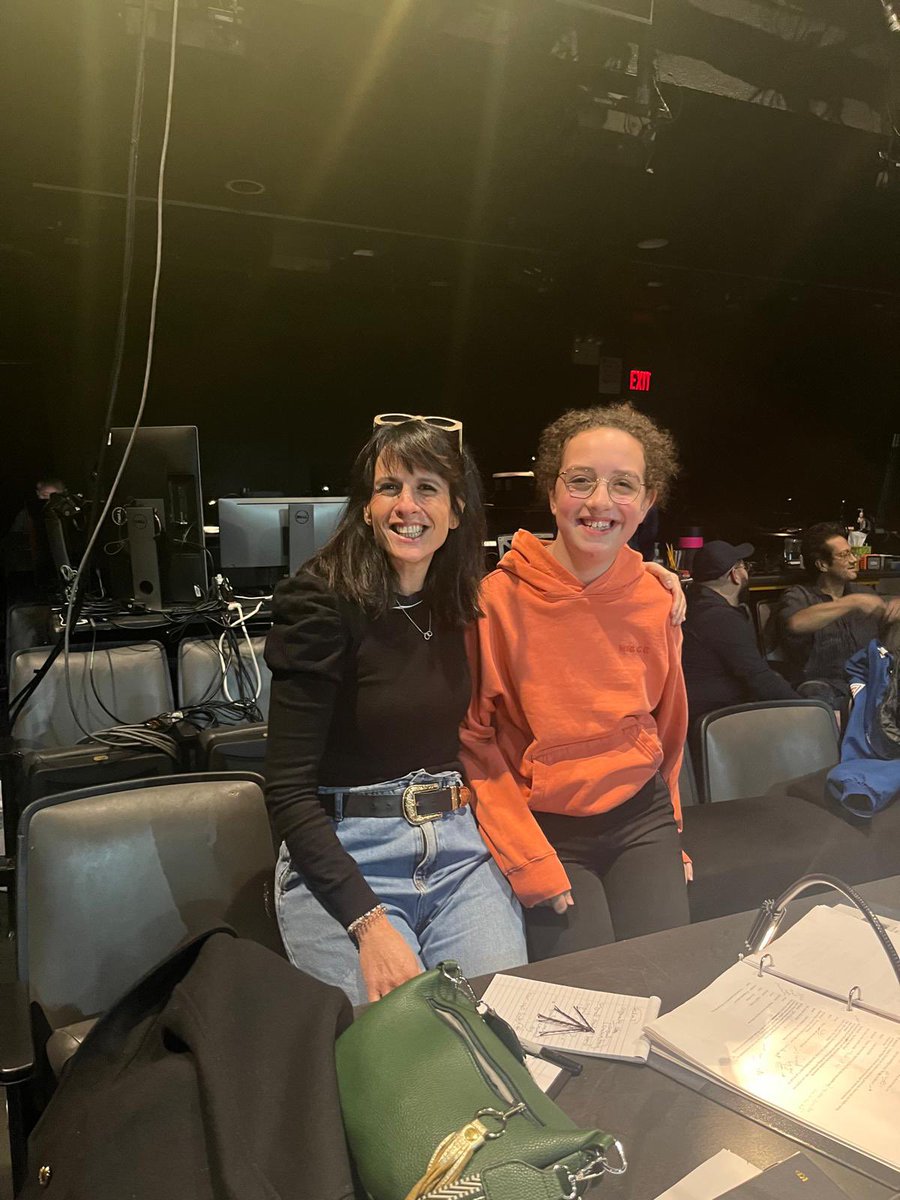 Katie Posner - she/her (@katieposner) on Twitter photo As if I get to tech a show in New York (which is now my new fav city) and my 10 year old daughter who has flown out for a few days gets to hang out with me at <a href="/AudibleTheater/">Audible Theater</a> theatre on a dinner break ❤️ As if I get to tech a show in New York (which is now my new fav city) and my 10 year old daughter who has flown out for a few days gets to hang out with me at <a href="/AudibleTheater/">Audible Theater</a> theatre on a dinner break ❤️