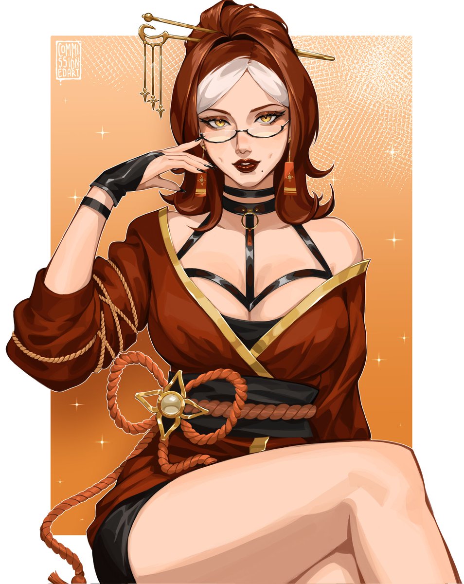 _0fourtel's tweet image. c◇mmisi◇ned art 
#Kaviillust 🤎