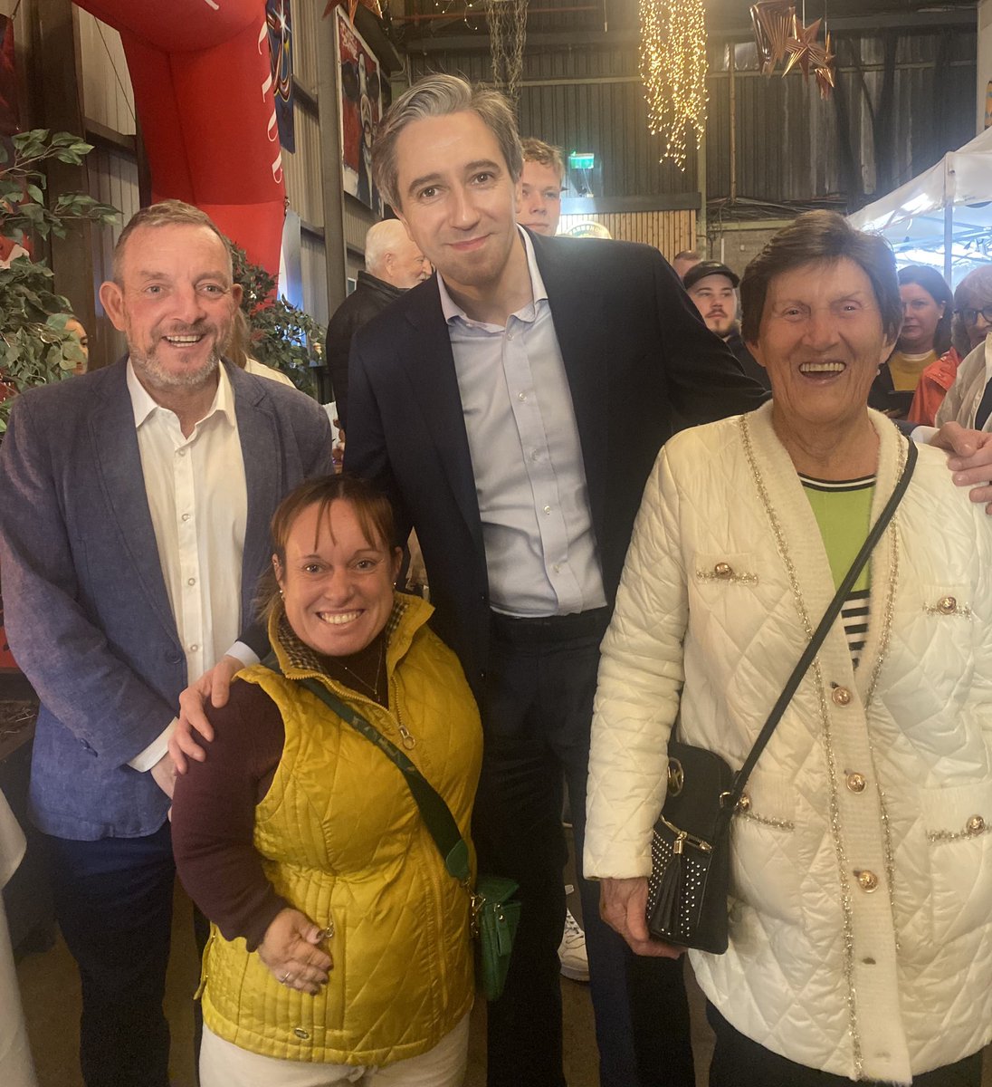 Try to be a rainbow in someone else’s cloud and Be with people who inspire you to become better 💚

Dream come true to meet our Taoiseach <a href="/SimonHarrisTD/">Simon Harris TD</a> today with Corks very own <a href="/jerrybuttimer/">Jerry Buttimer TD</a> ❤️🤍 two gents it was so lovely crossing paths with them both 🫶🏼 #Elections2024