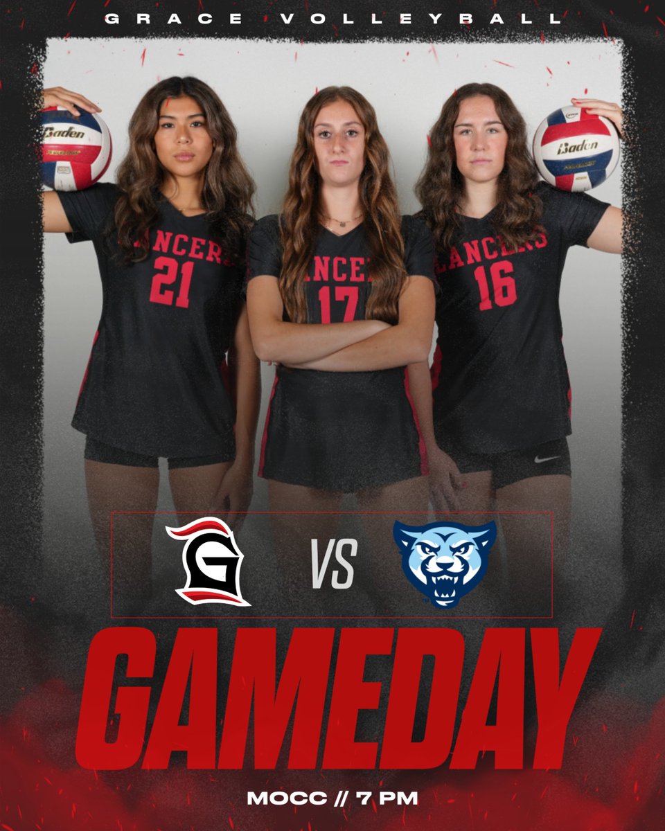 Grace Athletics (@gracelancers) on Twitter photo Massive ranked gameday for <a href="/GCVB_Lancers/">Grace Volleyball</a>!
No. 16 Grace hosts No. 15 Mt. Vernon tonight at 7pm at the MOCC.
πΊ - gclancers.com/sports/2020/8/β¦ Massive ranked gameday for <a href="/GCVB_Lancers/">Grace Volleyball</a>!
No. 16 Grace hosts No. 15 Mt. Vernon tonight at 7pm at the MOCC.
πΊ - gclancers.com/sports/2020/8/β¦