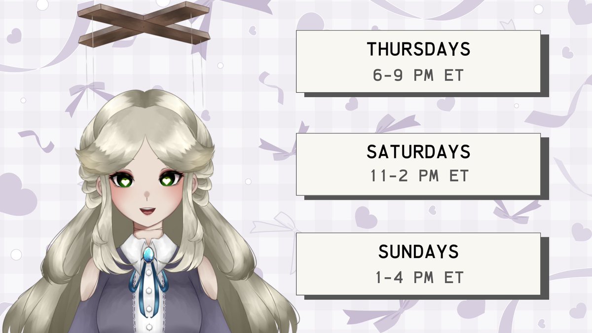 razaldia's tweet photo. 🧵 Weekly Stream Schedule 🧵

Stop on by for cozy farming vibes and the occasional tamagotchi interruption on Twitch &amp; Youtube~ https://t.co/dDTNMRIS5k