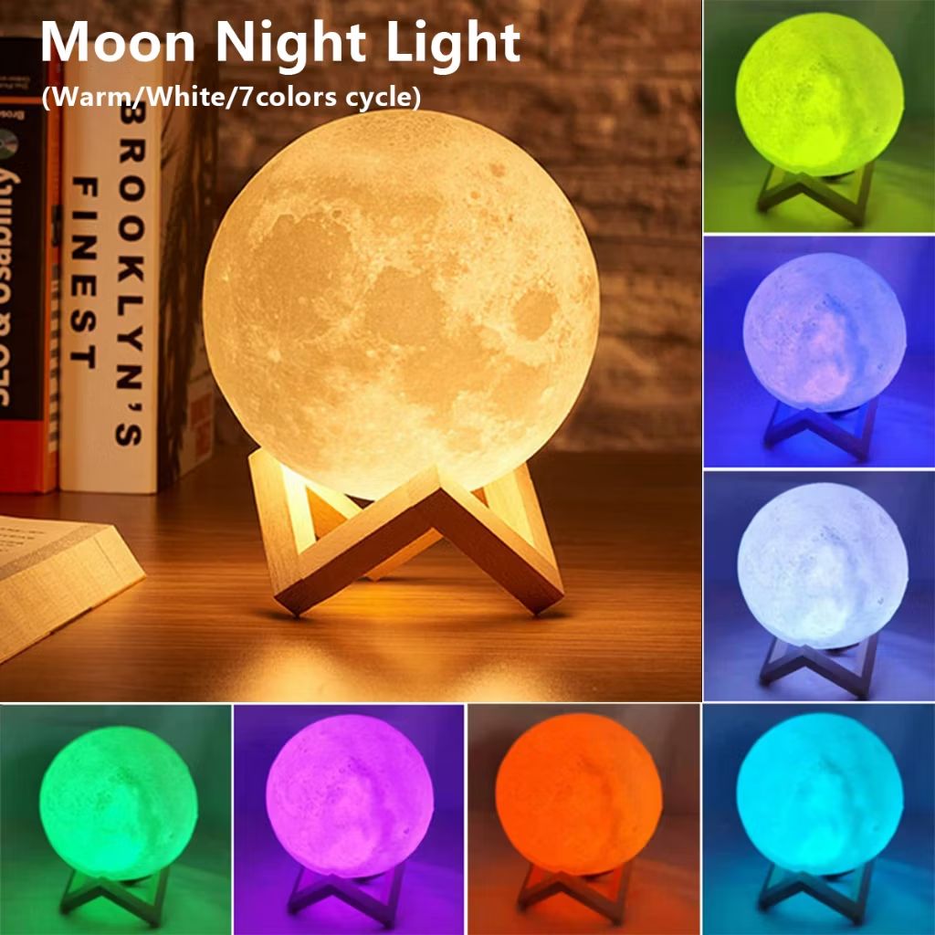 Check out LED Moon Lamp Night Light Battery Powered With Stand Starry Lamp Bedroom decoration Night Lights Kids Gift Originality Moon Lamps for RM2.87 - RM4.29. Get it on Shopee now! s.shopee.com.my/6V6Dy0nW9S?sha…