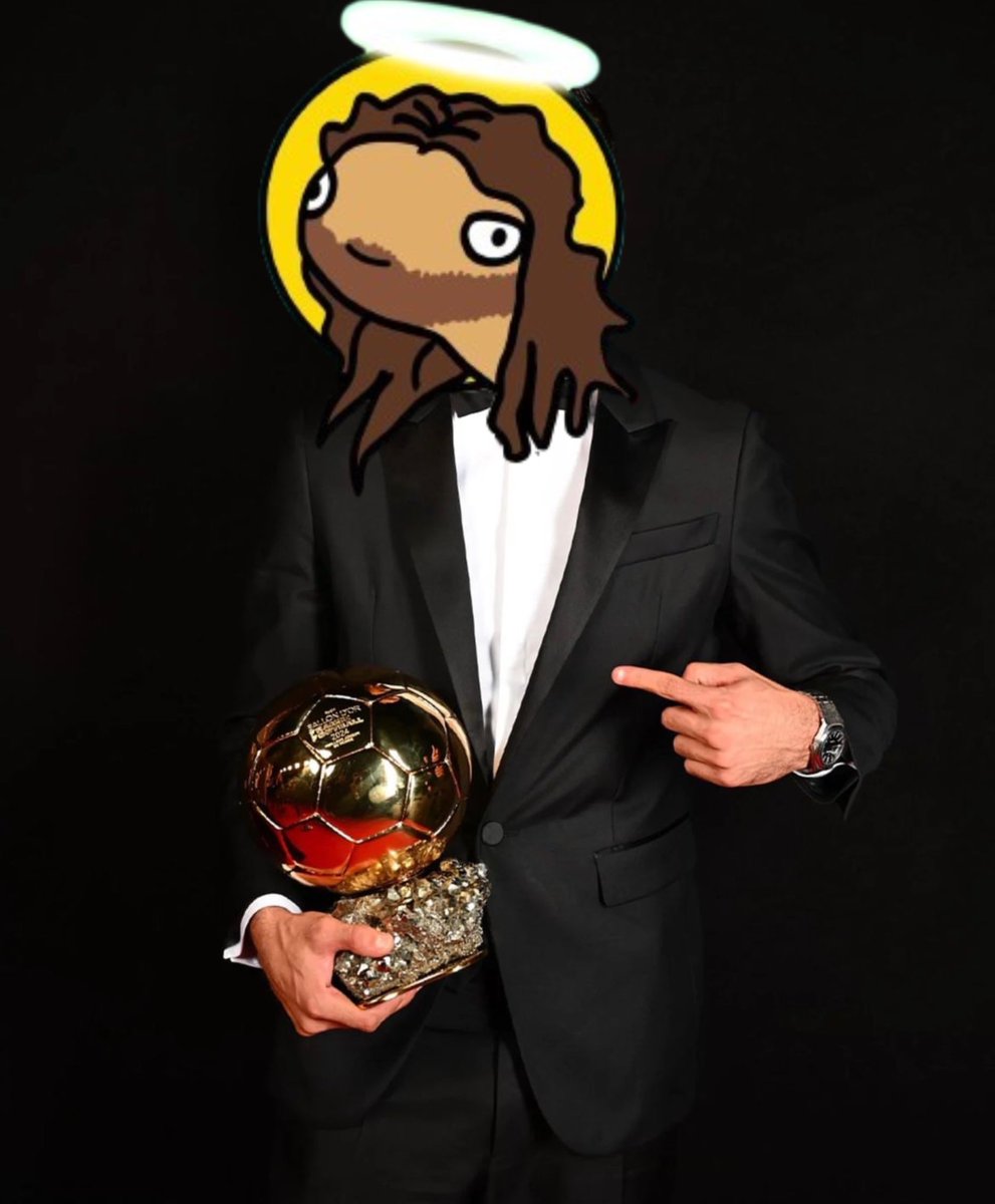 JizzusToken's tweet image. And the #crypto #BallonDor goes to… $JIZZUS the Holy #memecoin 👏🙌 #meme #rodri #FIFA #bitcoin @JizzusToken #BullishAF