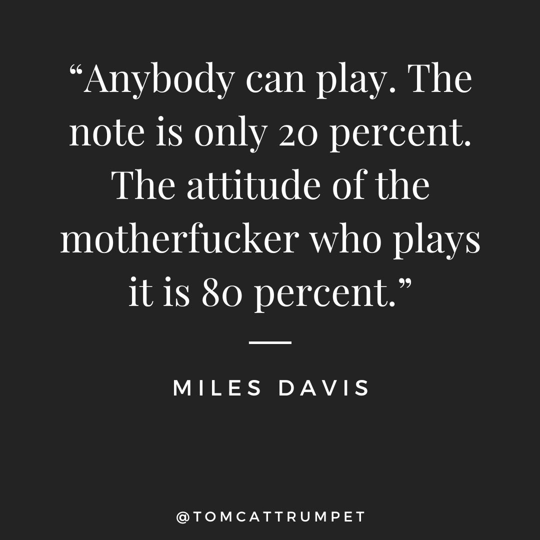 🎯
#inspiration 
#milesdavis #musicquote