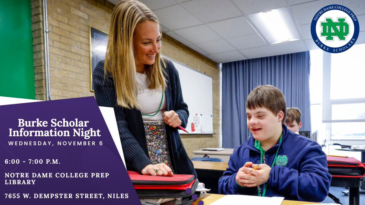 𝐍𝐨𝐭𝐫𝐞 𝐃𝐚𝐦𝐞 𝐂𝐨𝐥𝐥𝐞𝐠𝐞 𝐏𝐫𝐞𝐩 tweet media