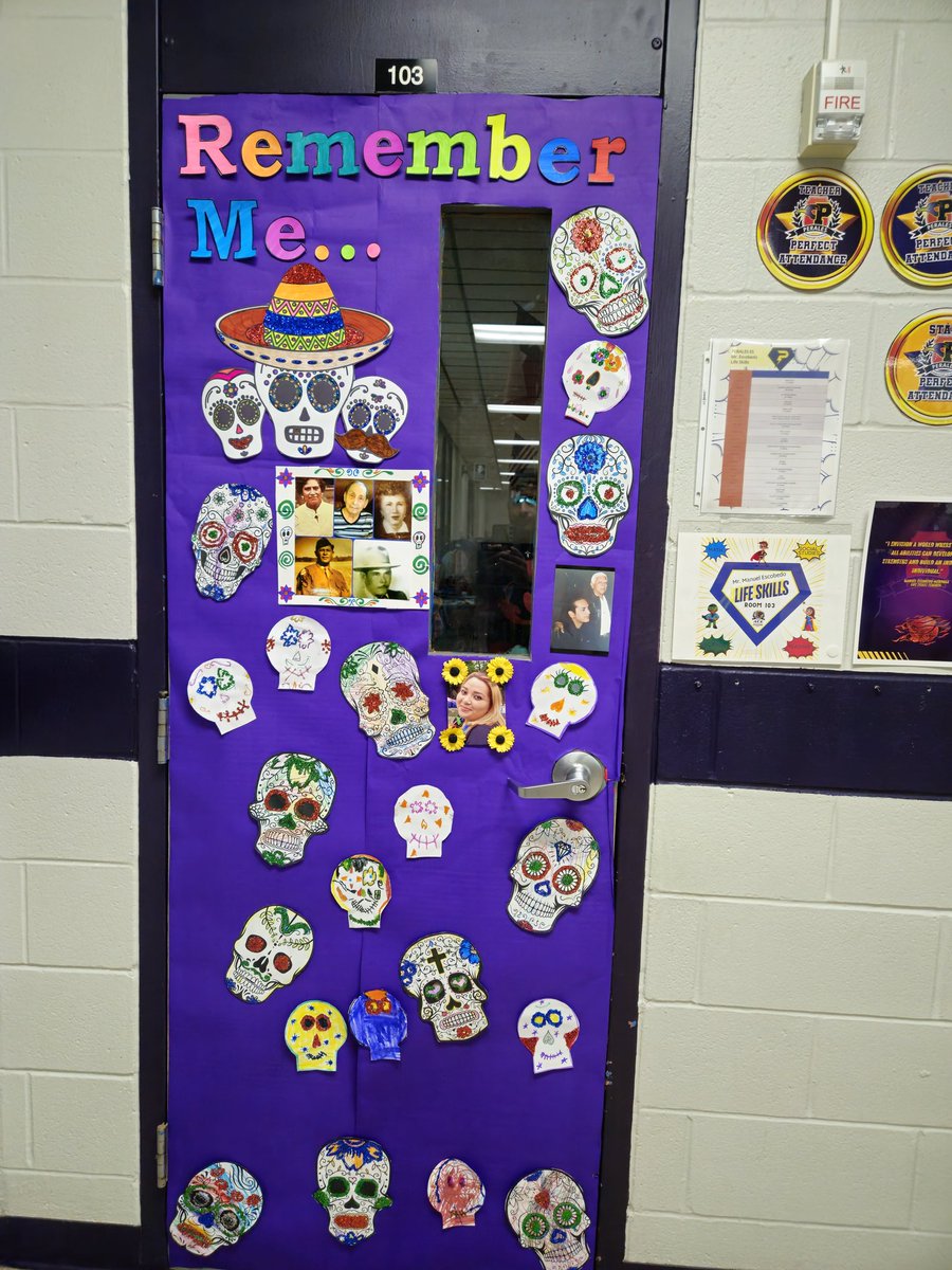 Manuel Escobedo-Mendoza (@mre_machine) on Twitter photo Celebrating #DiaDeLosMuertos at <a href="/PeralesESchool/">Perales STEAM Elementary School</a>. Our classroom theme is inspired by <a href="/Disney/">Disney</a>'s #CocoMovie.
<a href="/EISDofSA/">Edgewood ISD</a> #EISDLegacy #RememberMe Celebrating #DiaDeLosMuertos at <a href="/PeralesESchool/">Perales STEAM Elementary School</a>. Our classroom theme is inspired by <a href="/Disney/">Disney</a>'s #CocoMovie.
<a href="/EISDofSA/">Edgewood ISD</a> #EISDLegacy #RememberMe