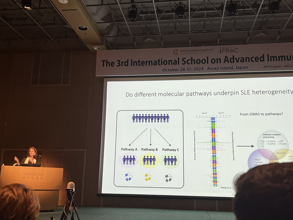 Cynthia Turnbull (@cyn_turnbull) on Twitter photo Another captivating talk by <a href="/carovinuesa/">Carola Vinuesa</a> at the 3rd International School on Advanced Immunology. Carola told an elegant story of pathogenic mutations in different genes which lead to breaches in B cell tolerance and severe autoimmunity (lupus). Her work <a href="/VinuesaLab/">Vinuesa Lab</a> highlights how Another captivating talk by <a href="/carovinuesa/">Carola Vinuesa</a> at the 3rd International School on Advanced Immunology. Carola told an elegant story of pathogenic mutations in different genes which lead to breaches in B cell tolerance and severe autoimmunity (lupus). Her work <a href="/VinuesaLab/">Vinuesa Lab</a> highlights how