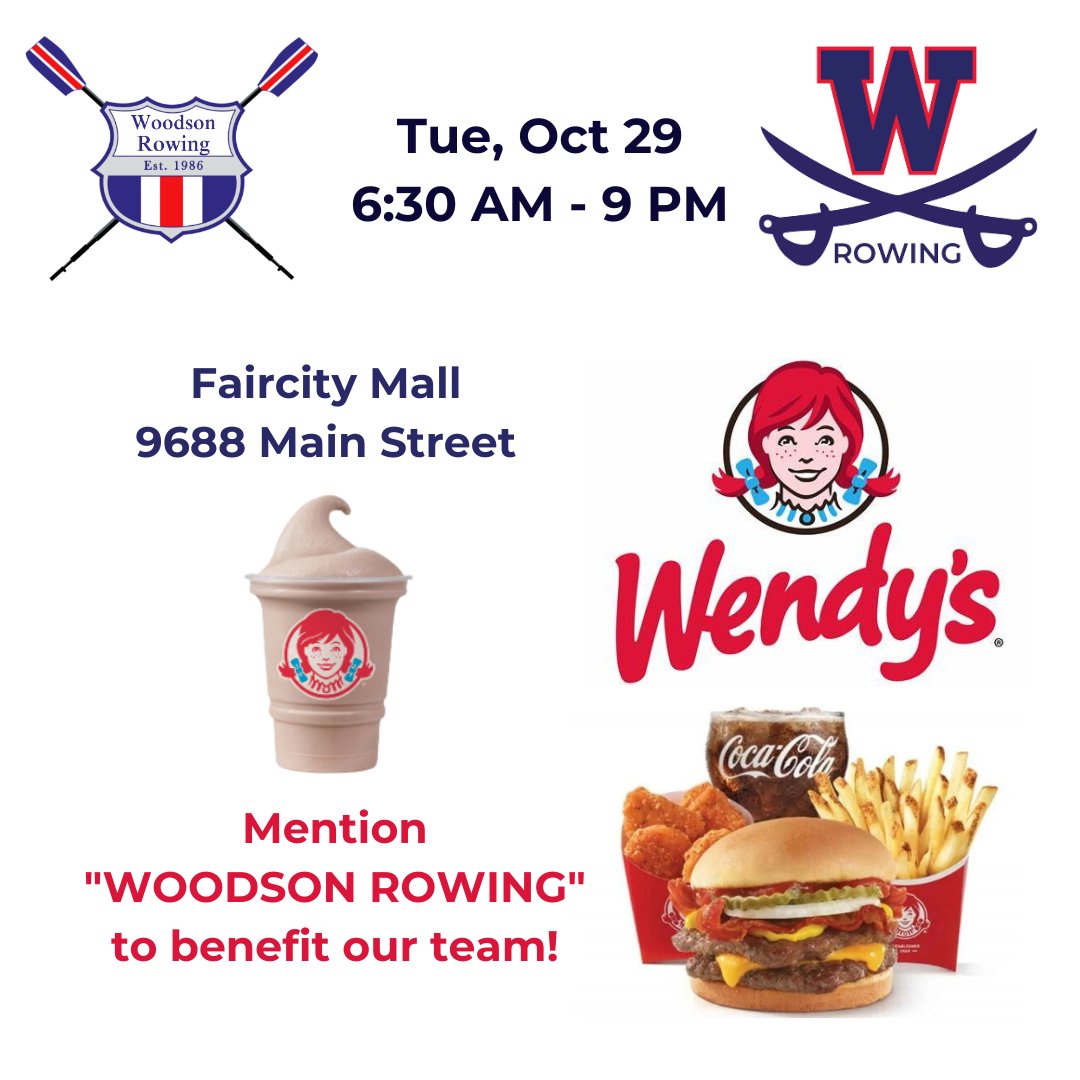 Sleep in - you can grab breakfast at Wendy's in the morning! (or lunch ... or dinner ...)

Wendy's fundraising runs ALL DAY tomorrow (Tue, Oct 29).
#pullforwoodson