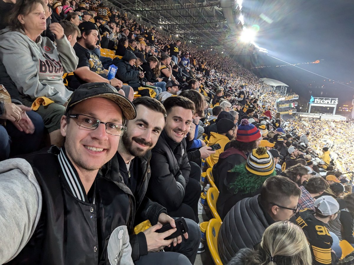 For jemima and her dad who can't be here with us from the UK tonight. We'll see you when we get back. #herewego #steelers