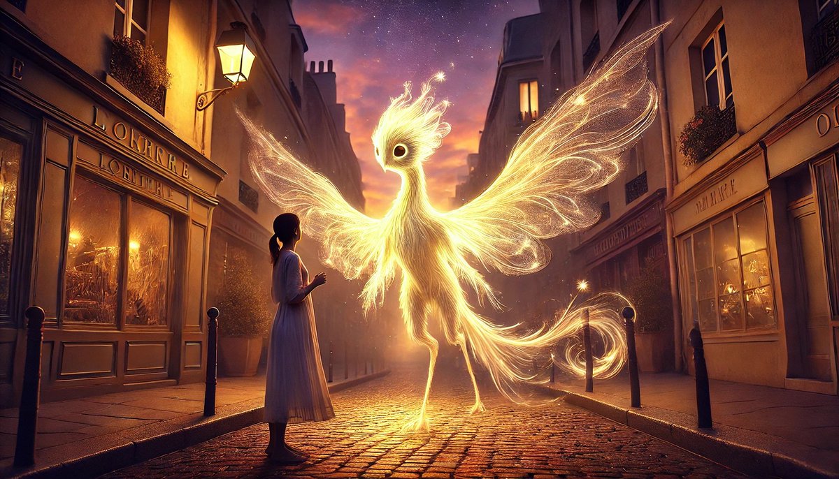 BvXy0qZwhy84279's tweet image. 夢の中で幻想生物と出会う、先導者リュミエール

＃DeepGame ♯セルフストーリ―制作ツール