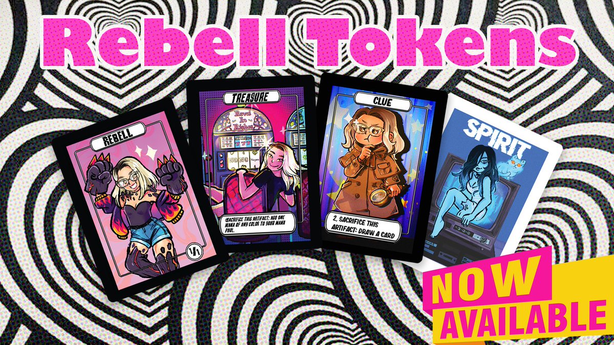 InklinCustoms's tweet photo. Did you miss your chance to get a @Rebell_Lily Token at a MagicCon? She has given me permission to sell them. Grab one while you can!

Check out the Store in the linkl below⏬
https://t.co/dXlpvdUHi6 https://t.co/ec3nGgLg9k