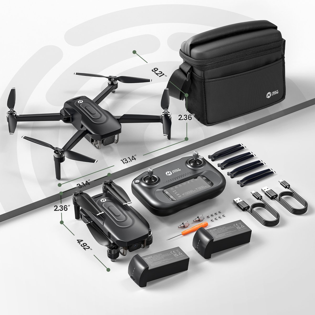 HolyStoneDrone's tweet photo. 🇺🇸 Discover the Holy Stone HS175G drone—ideal for beginners! With a stunning 4K EIS camera, 60 minutes of flight time, and easy-to-use features, it's your perfect aerial companion!
-----
Now ONLY $161.99!!!
40% Discount code: NE45R3YU
-----
Shop Now: https://t.co/XRWpkj62LD https://t.co/CLWrrTCa9y