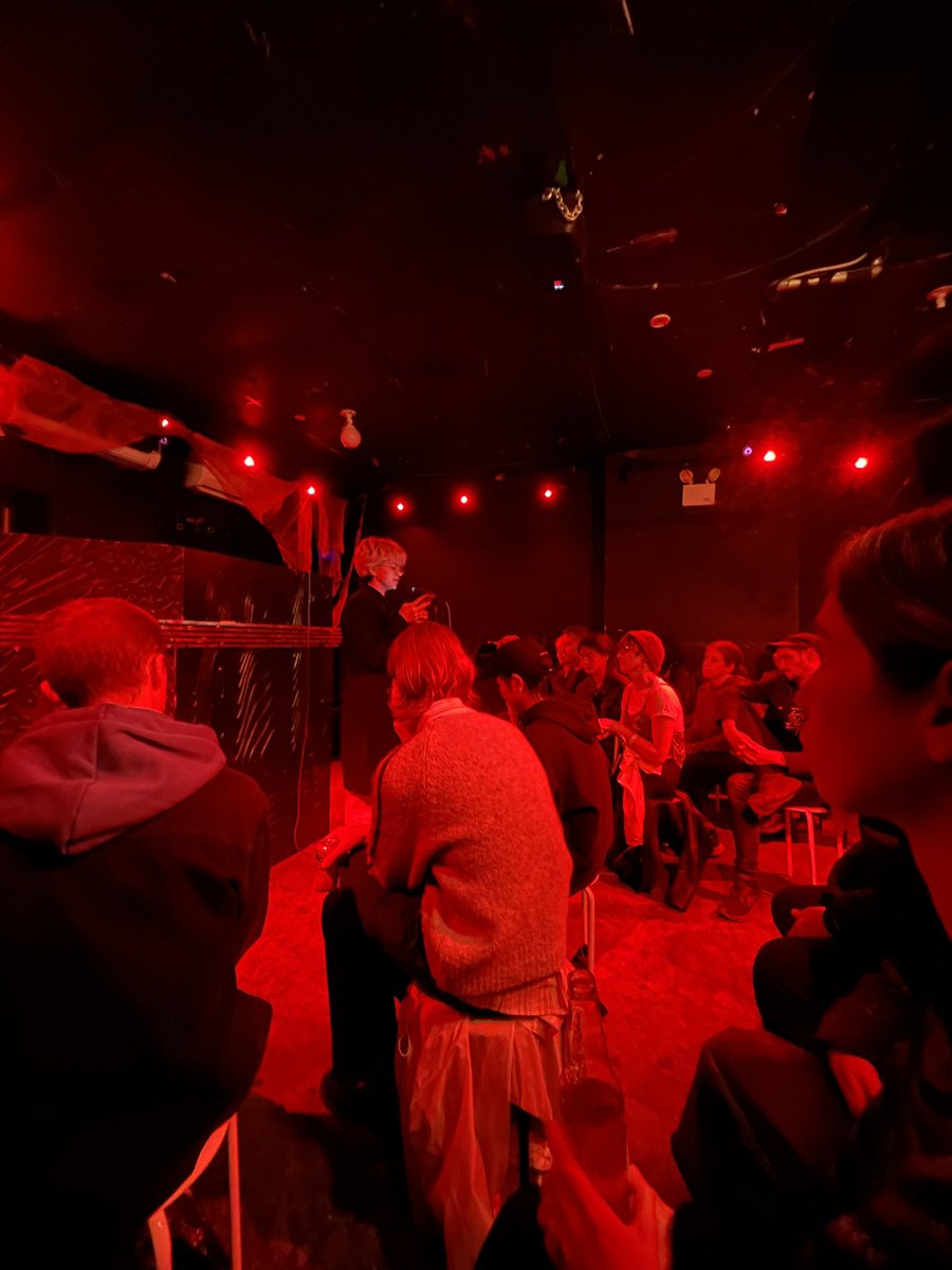 ๐๐๐๐๐๐ ๐๐ก (@wonder_press) on Twitter photo Lou Martin reading June Jordan at Club Wonder, Mood Ring, Oct 28, 2024 Lou Martin reading June Jordan at Club Wonder, Mood Ring, Oct 28, 2024
