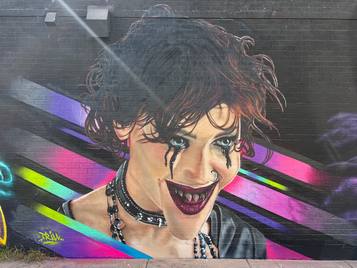 I painted #nancydowns from #thecraft for Risk it all jam this weekend in San Antonio Texas