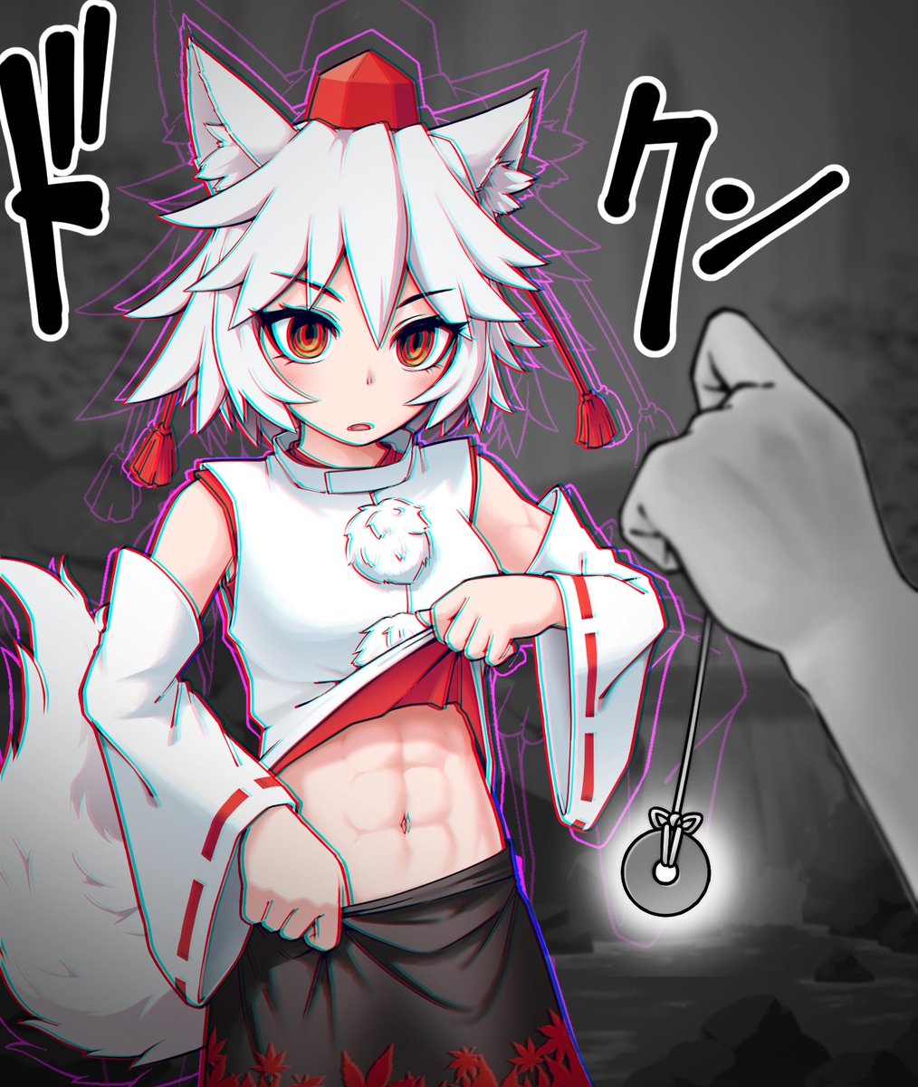 pixivに投稿した椛すけべ差分の冒頭 