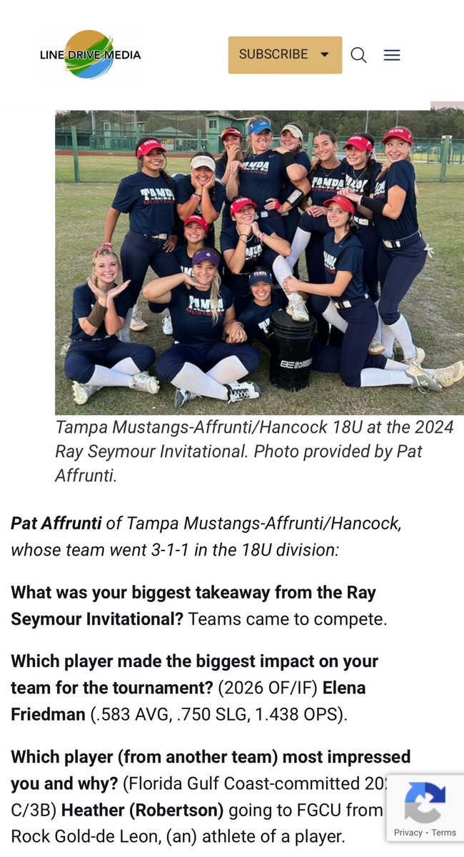 Thank you so much to Coach Pat and <a href="/los_stuff/">Carlos Arias</a> for recognizing my hard work this weekend. Love the sport and love these girls! Couldn’t ask for a better team!!! <a href="/Tampa_mustangs/">Tampa Mustangs_Affrunti/Hancock</a> <a href="/MVASoftball/">MVA Softball</a>