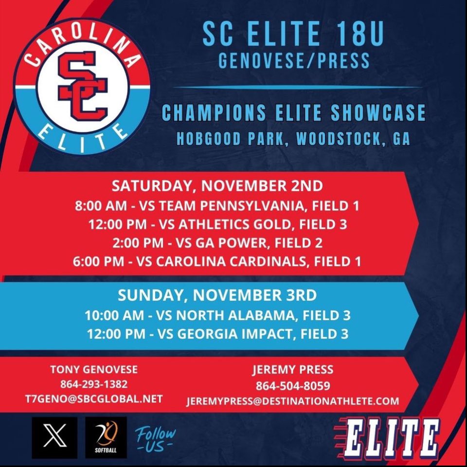 This weekend schedule. AGL#020682