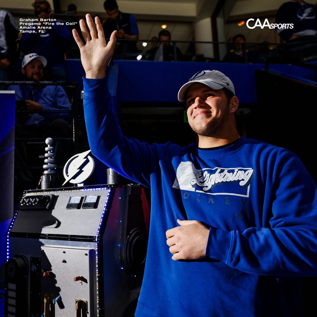 CAA_Football's tweet photo. Fire the coils! 🤝

[ @grahambarton53 x @TBLightning ]

#CAA x #NFL x #TBDTB x #BeLegendary https://t.co/5OfLxuNEZM