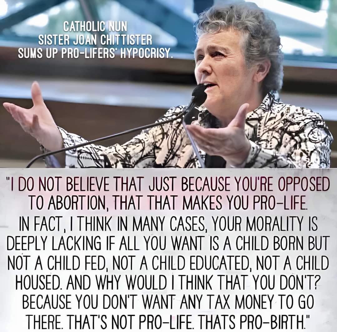 faseidl's tweet photo. Well said. #ProBirth is not #ProLife. https://t.co/3CyBwx8gA4