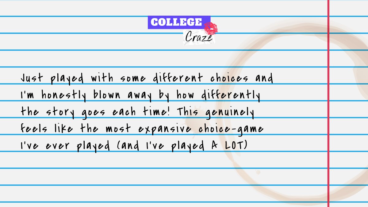 Glad to hear that being overly-ambitious is appreciated, lol 💕 #collegecraze