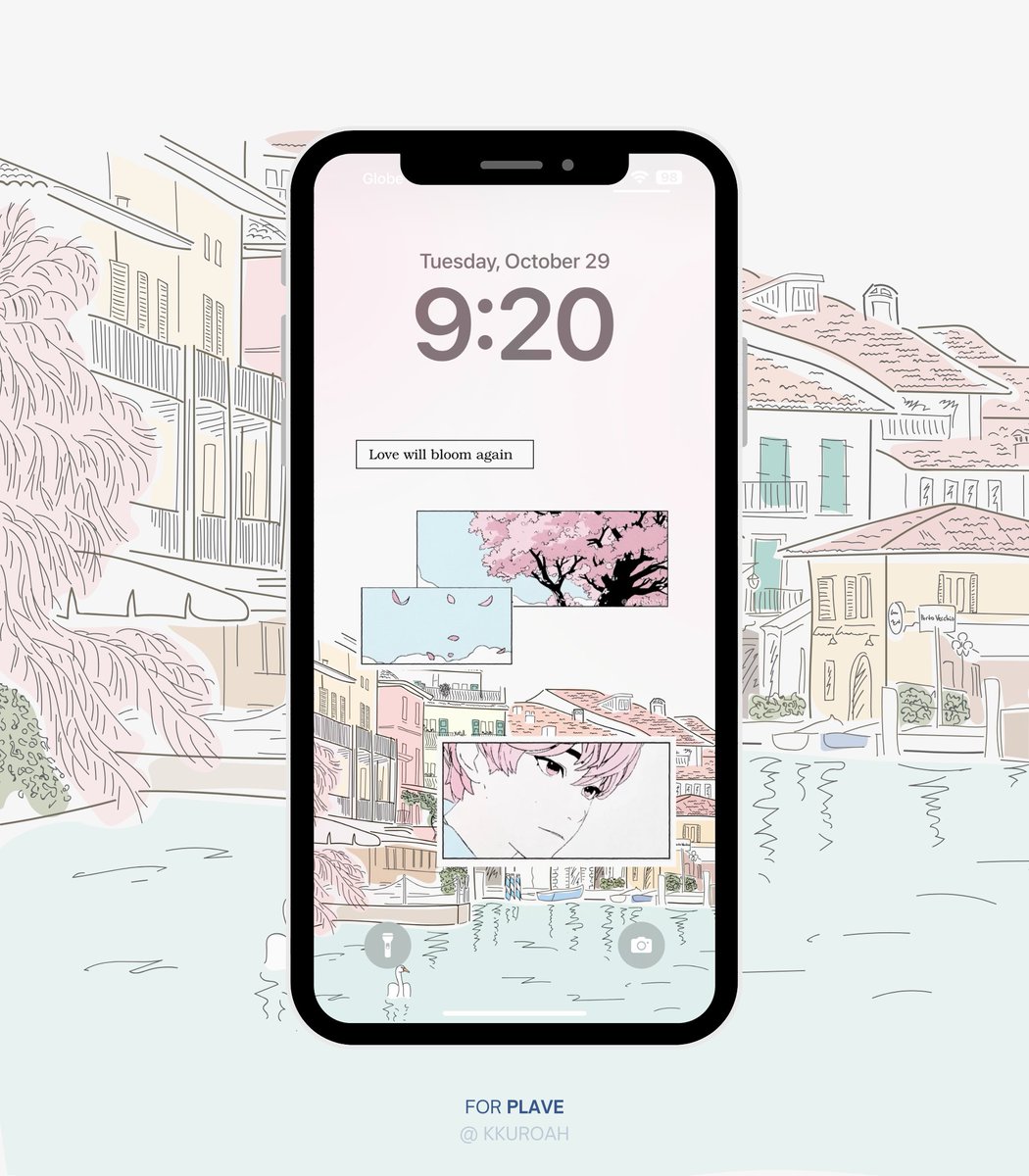 kkuroah's tweet photo. #플레이브 #PLAVE   
— free wallpaper .ᐟ   
☆ bamby 'i hope it's breeze' cover theme —      

— rt/like before using ᡣ𐭩 https://t.co/vhOWzmqAus