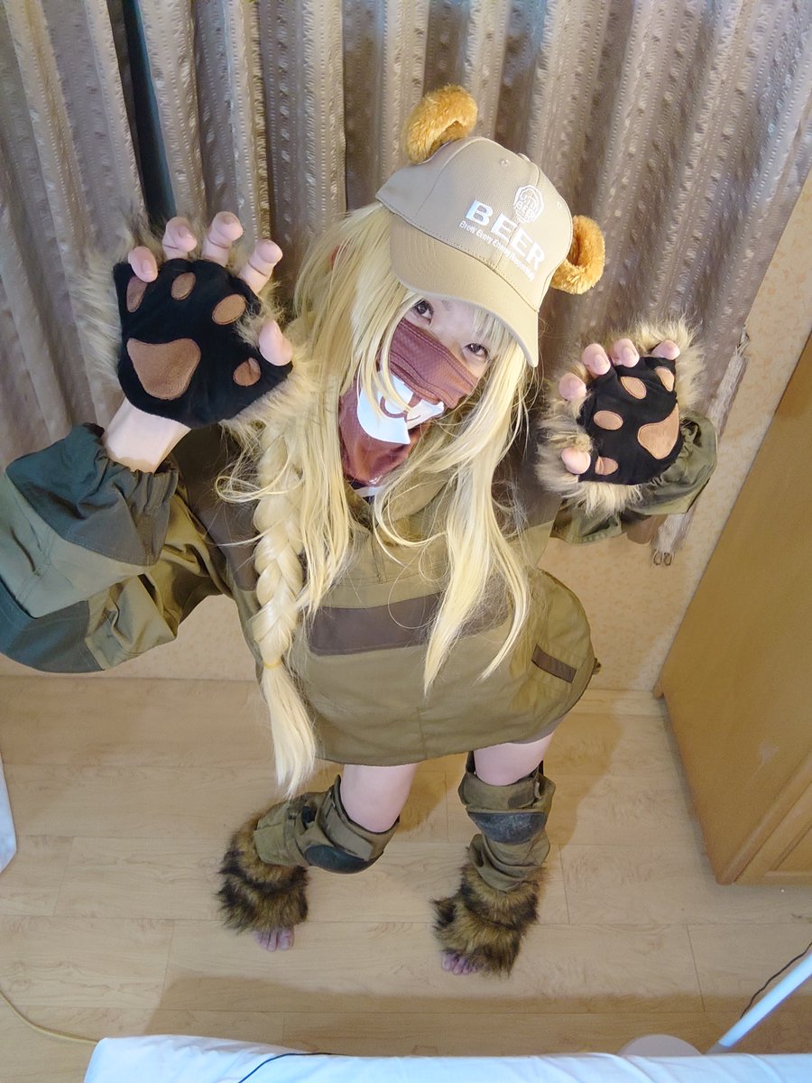BF_Defence's tweet photo. @HyperAirsoftFes #ARMOR祭2024 お品書き：タクティカルクマセット🐻
　　クマちゃん手作り耳＆しっぽセット🪡耳はベルクロ付きで、ヘルメットに取り付クマ！しっぽもモールスタイルベルクロ仕様で、キャリアーやバックパックにピッタリ🎒
　　価格：1,500円
#TaticalKuma
#ハイパーサバゲー #ARMOR祭マーケット https://t.co/QgSIV4fNGc
