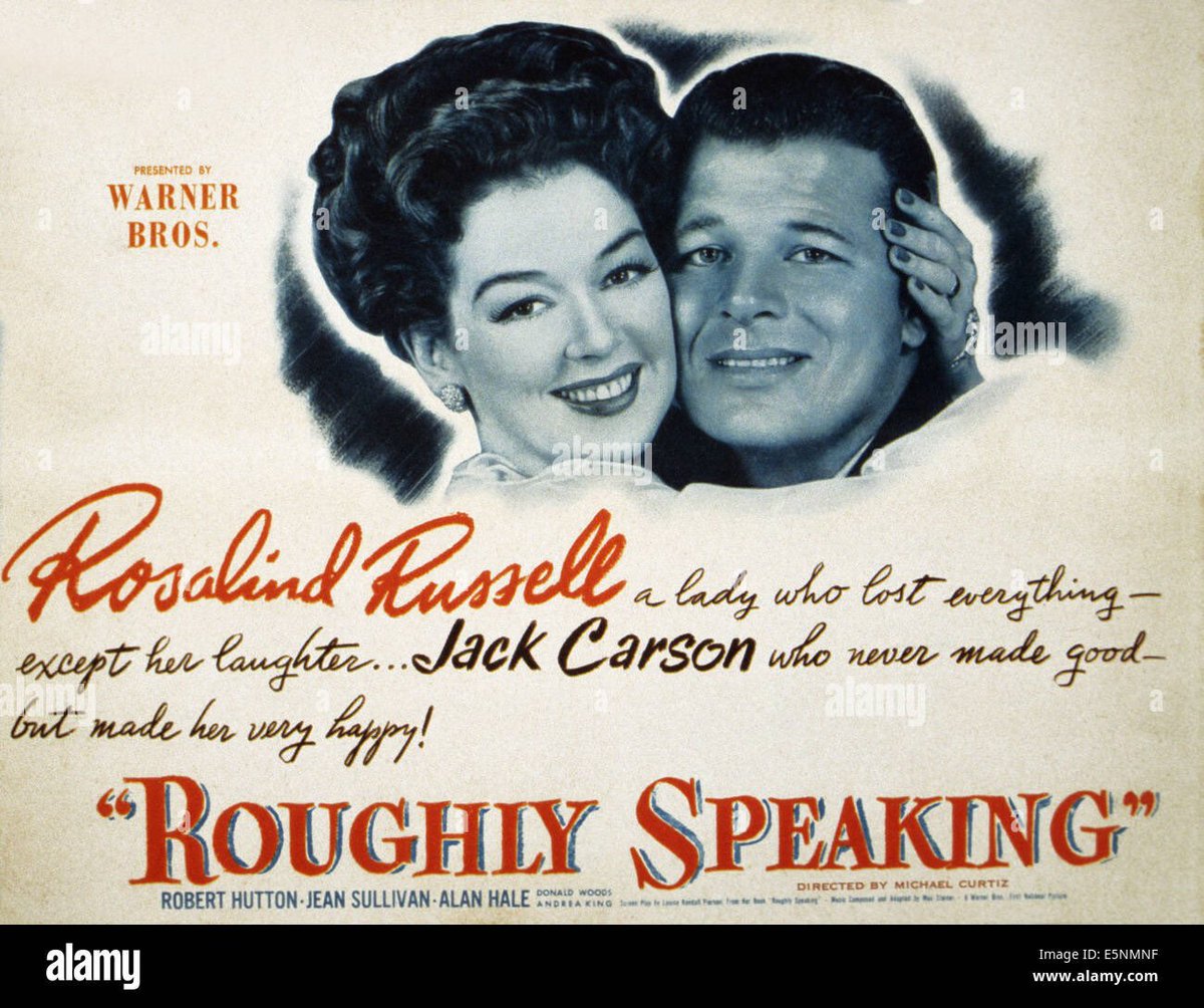 FrankMalfitano's tweet photo. 1 MORE FINAL? LIST OF 100 FILMS I LOVE (IN NO ORDER) 39: Since always dependable #JackCarson would have been 114 2day, here’s a warmhearted episodic 1945 #comedydrama based on strong willed woman’s memoir looking at her up & down life with ever 👏 #RosalindRussell in top form 🎞️ https://t.co/mpFtkPuhV9
