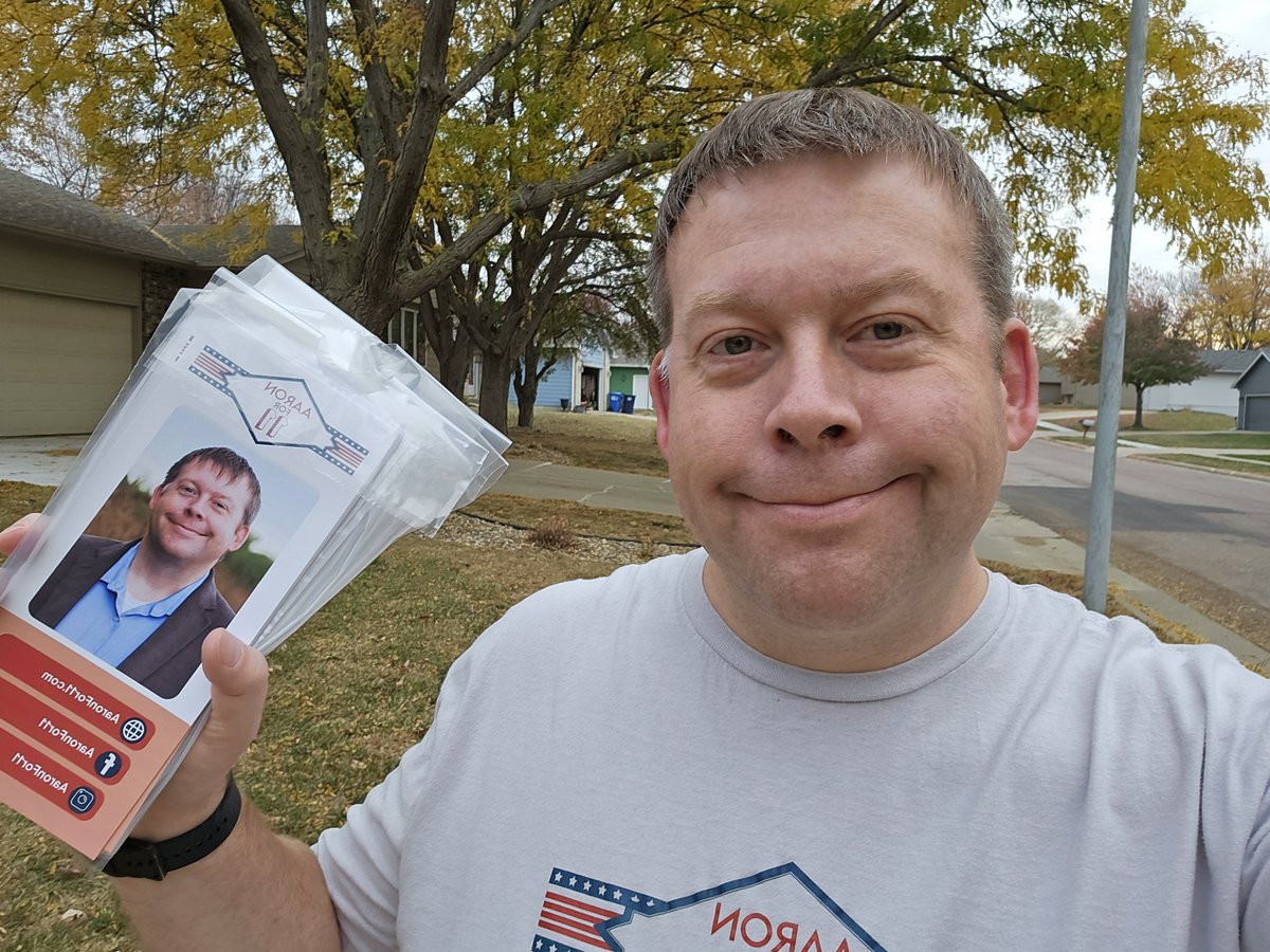 Just over a week left, and I'm working hard for every vote. Let's go win on Nov. 5!