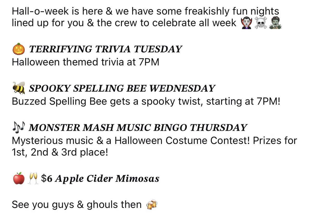 Nikki704's tweet image. For any Charlotte peeps looking for some spooky fun this week- check out the line up at Vaulted Oak Brewing #clt #cltevents #cltbeer