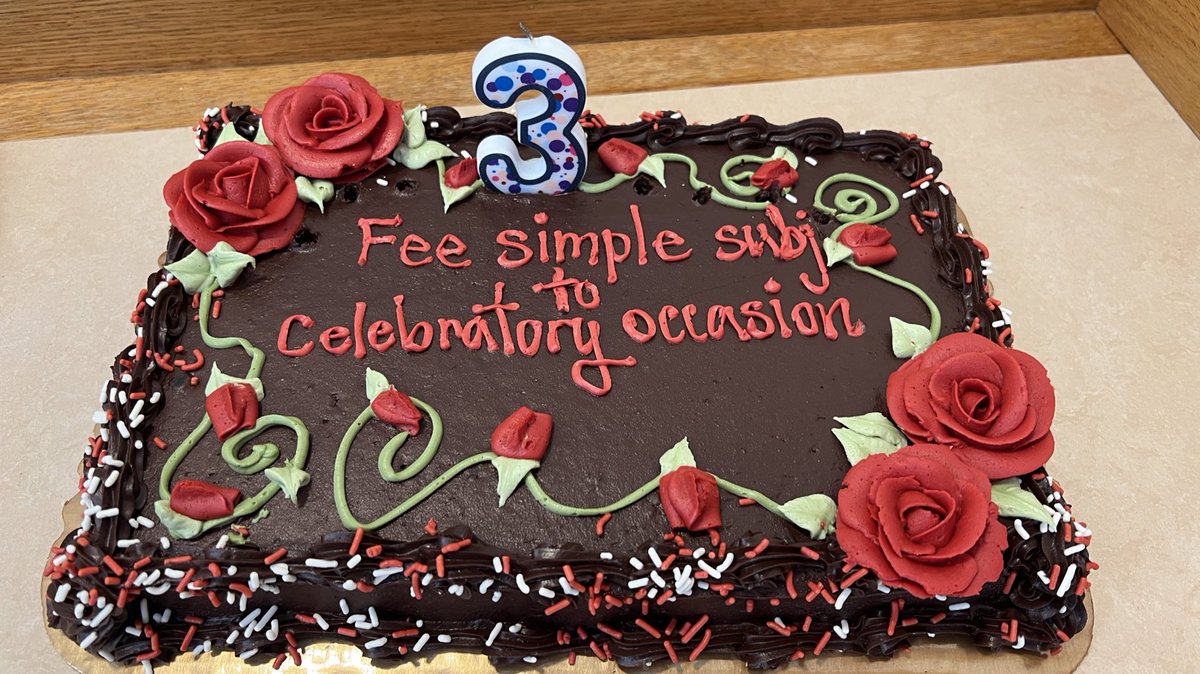 Reason #10347 why § 3 is the greatest section (my birthday cake). ❤️