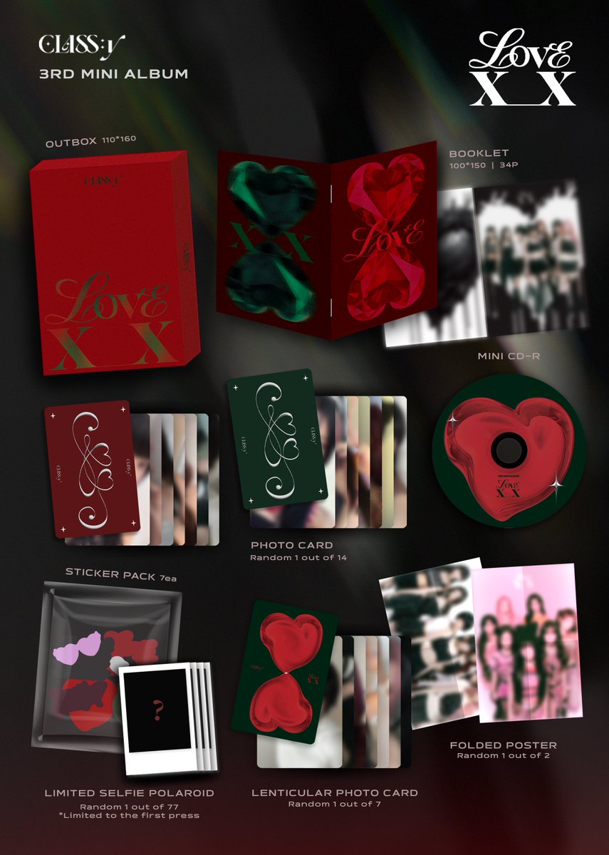 CLASSy_twt_'s tweet photo. CLASS:y 3RD MINI ALBUM
[𝗟𝗢𝗩𝗘 𝗫𝗫]
ALBUM DETAILS

2024.11.14 6PM (KST)

#CLASSy #클라씨
#Psycho_and_Beautiful
#LOVE_XX https://t.co/NCdBGmdybK