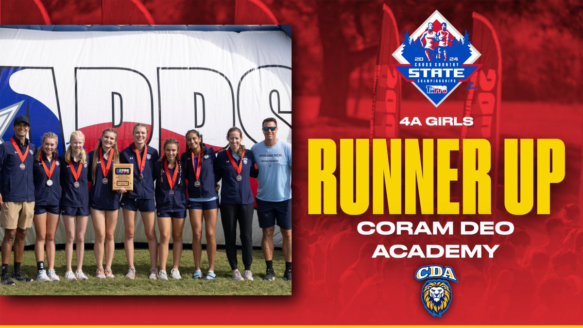 TappsXCountry's tweet image. Congratulations to Coram Deo Academy, our TAPPS 2024 4A Girls Cross Country State Runner Up!