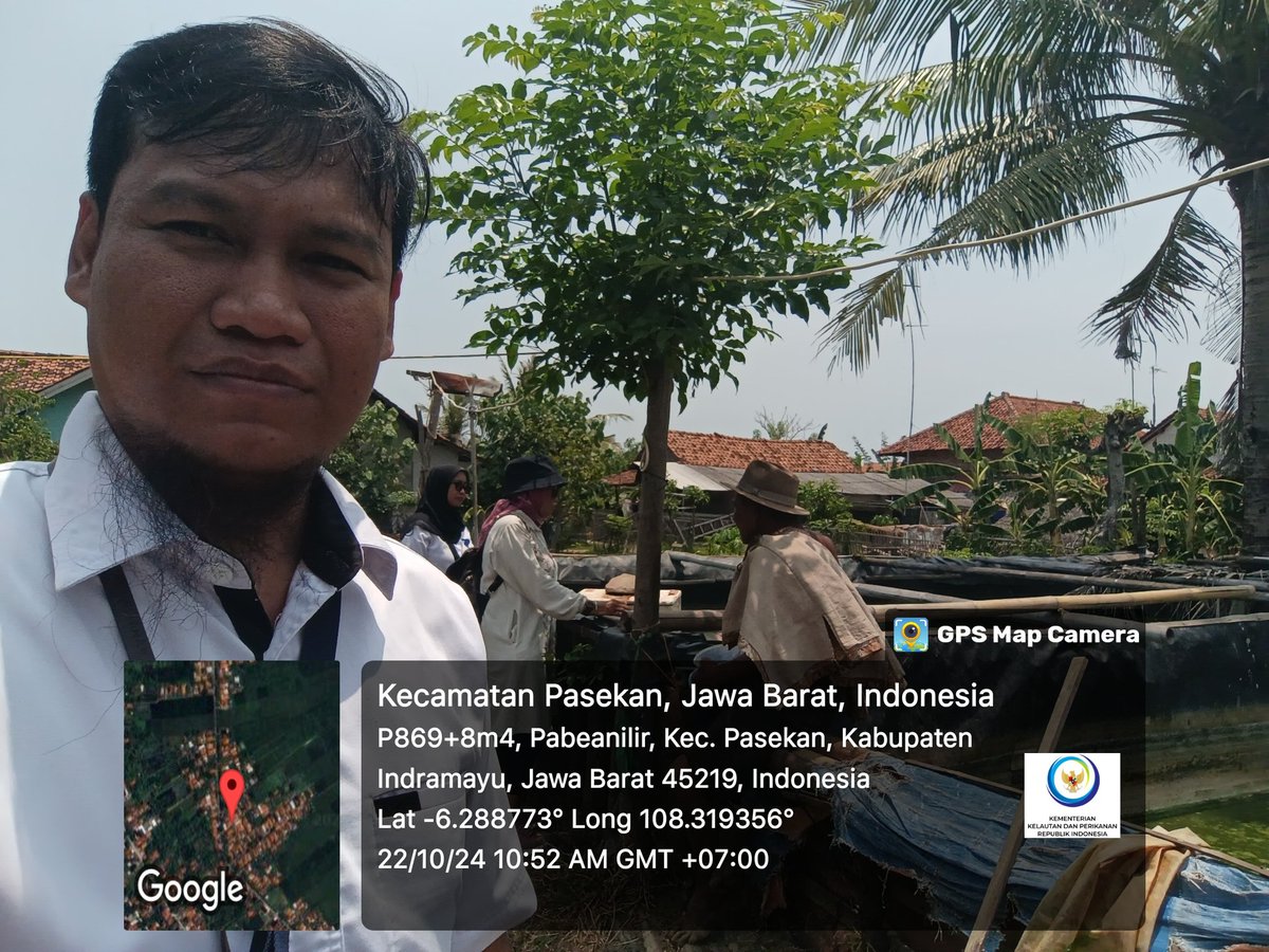 dharmadhama's tweet photo. Selasa, 22/10/24. Darmadi, Penyuluh Perikanan kab Indramayu melakukan pendampingan dan koordinasi terkait bantuan Pusat pangan dan gizi di Desa Pabean ilir Kec. Pasekan Kab. Indramayu
#GiatLuhkanSatminkalbogor #kkp #puslatluhkp #luhlapor https://t.co/jD5gP8MKFM