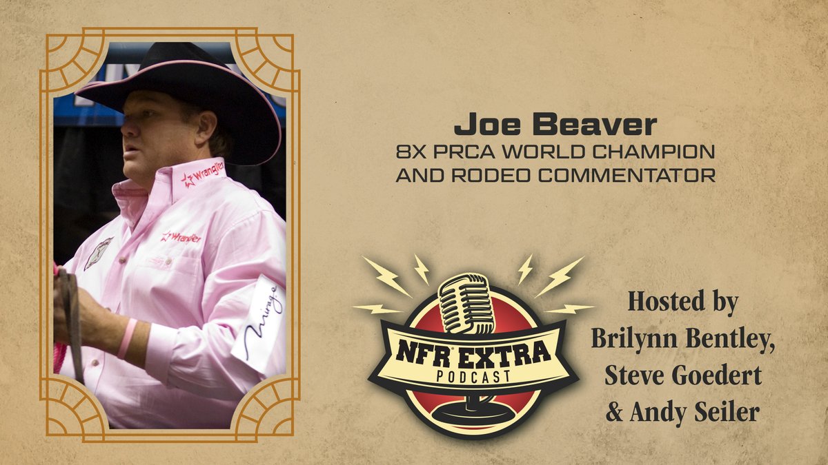 LasVegasNFR's tweet photo. At just 20, Joe Beaver made his NFR debut as the youngest tie-down roper, claiming his first world title and turning the Thomas & Mack Center into “the house that Joe built.”
Listen to #NFRextra on #Spotify, #applepodcasts, #iHeartRadio, or wherever you listen to #podcasts! https://t.co/cvvdyMQ1gc