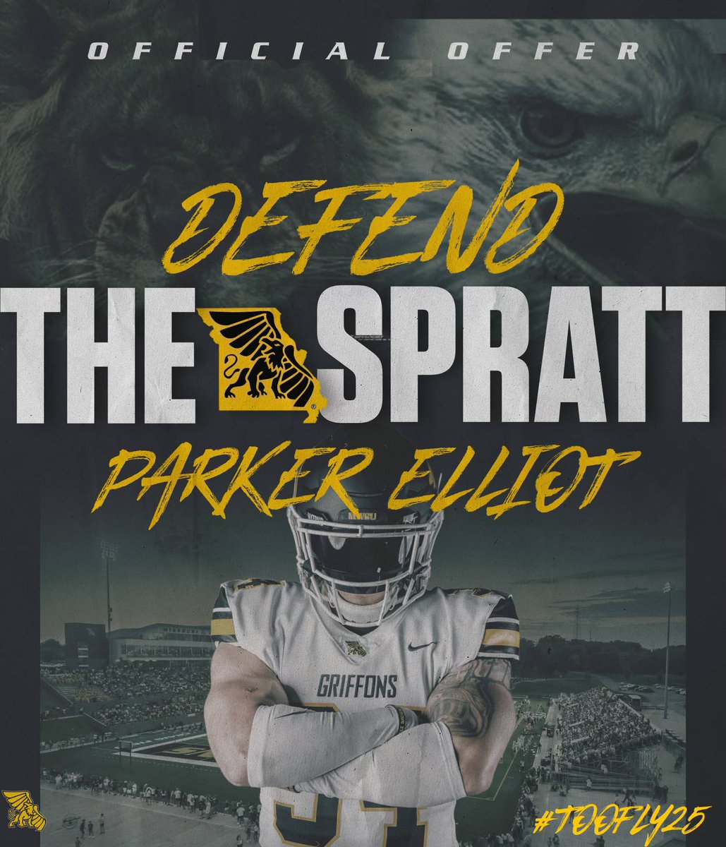 Parker Elliott (@parkerelliott44) on Twitter photo Just had an Awesome conversation with <a href="/abellboys/">Aaron Bell</a> and excited to say I have received an offer from <a href="/MWSU_Football/">Missouri Western Football</a>!
<a href="/EcoachJ/">Erik Johnson</a> <a href="/OzarkTigersFB/">OzarkTigersFB</a> <a href="/JPRockMO/">JP Rock</a> <a href="/WyattWheeler_NL/">Wyatt Wheeler</a> Just had an Awesome conversation with <a href="/abellboys/">Aaron Bell</a> and excited to say I have received an offer from <a href="/MWSU_Football/">Missouri Western Football</a>!
<a href="/EcoachJ/">Erik Johnson</a> <a href="/OzarkTigersFB/">OzarkTigersFB</a> <a href="/JPRockMO/">JP Rock</a> <a href="/WyattWheeler_NL/">Wyatt Wheeler</a>