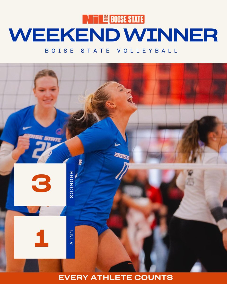 BoiseStateNIL's tweet photo. See ya next time UNLV 🧹🧹🧹
#broncoswin #boisestatenil https://t.co/LRJhEiMcri