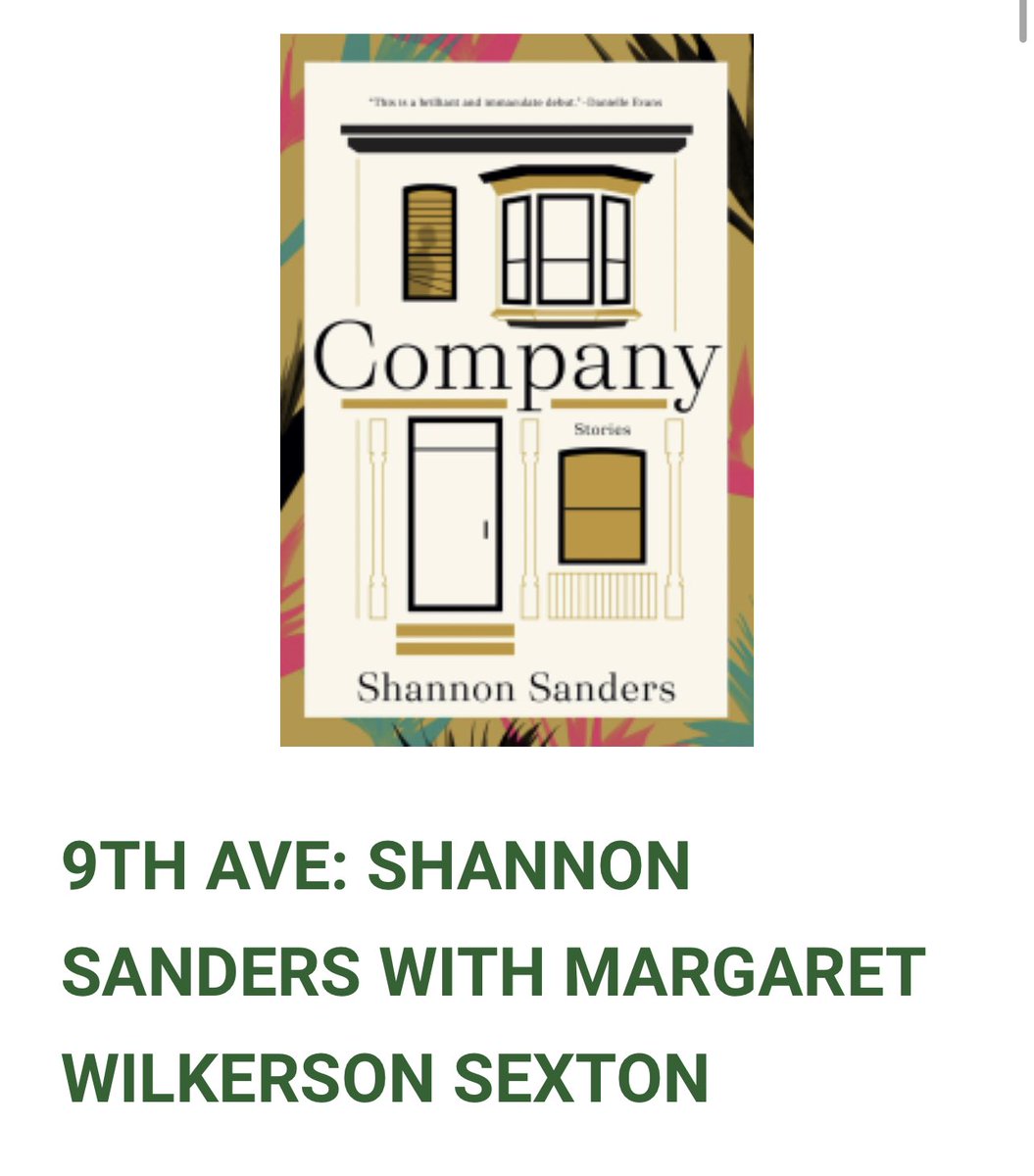 Shannon Sanders (@shanderswrites) on Twitter photo I’ll be at <a href="/GreenAppleBooks/">Green Apple Books</a> in San Francisco next month in conversation with the brilliant Margaret Wilkerson Sexton to celebrate the paperback release of Company!
🍏 11/20/24, 7 pm PT 🍏
AND, I’m bringing a handmade gift for the 4th person who comes and buys the paperback. 😎 I’ll be at <a href="/GreenAppleBooks/">Green Apple Books</a> in San Francisco next month in conversation with the brilliant Margaret Wilkerson Sexton to celebrate the paperback release of Company!
🍏 11/20/24, 7 pm PT 🍏
AND, I’m bringing a handmade gift for the 4th person who comes and buys the paperback. 😎