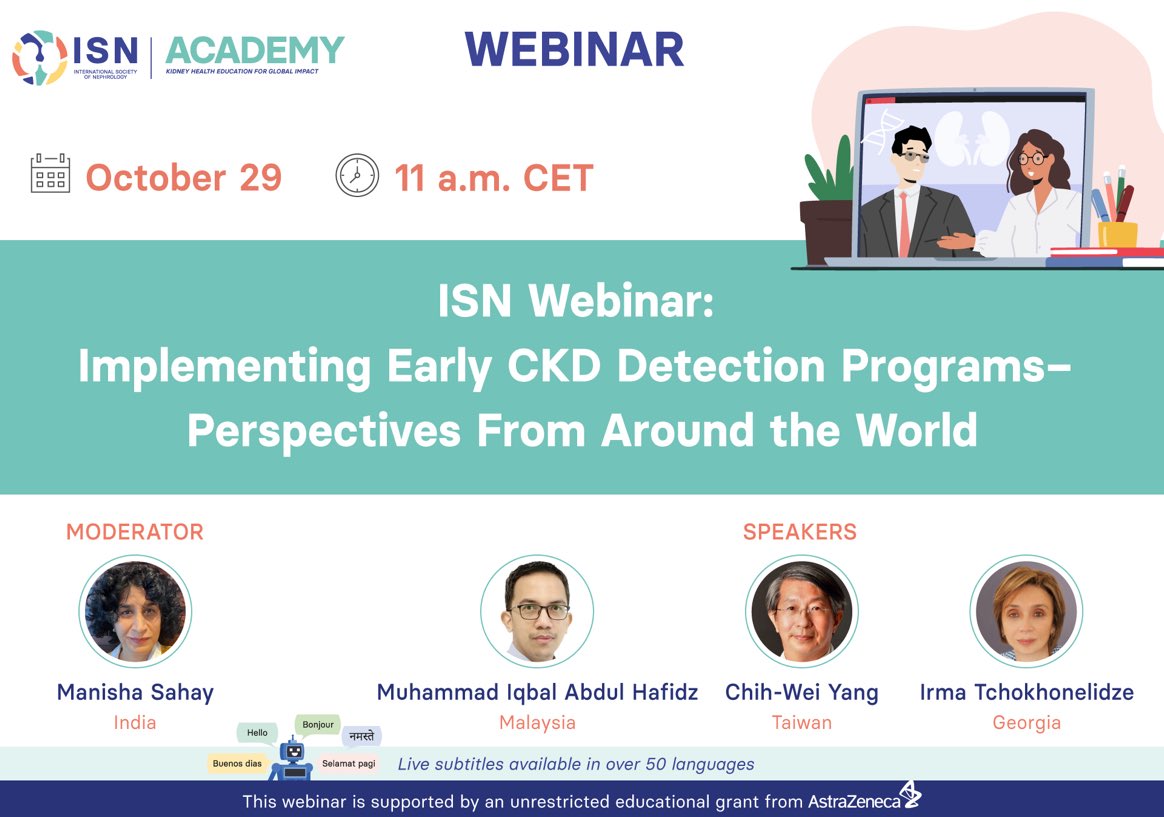 Dr Prof Manisha Sahay (@drmanishasahay) on Twitter photo Happening today <a href="/ISNeducation/">ISN Education</a> <a href="/ISNkidneycare/">Int Society of Nephrology</a> @WomeNeph_india <a href="/isn_india/">Indian Society of Nephrology</a> Happening today <a href="/ISNeducation/">ISN Education</a> <a href="/ISNkidneycare/">Int Society of Nephrology</a> @WomeNeph_india <a href="/isn_india/">Indian Society of Nephrology</a>