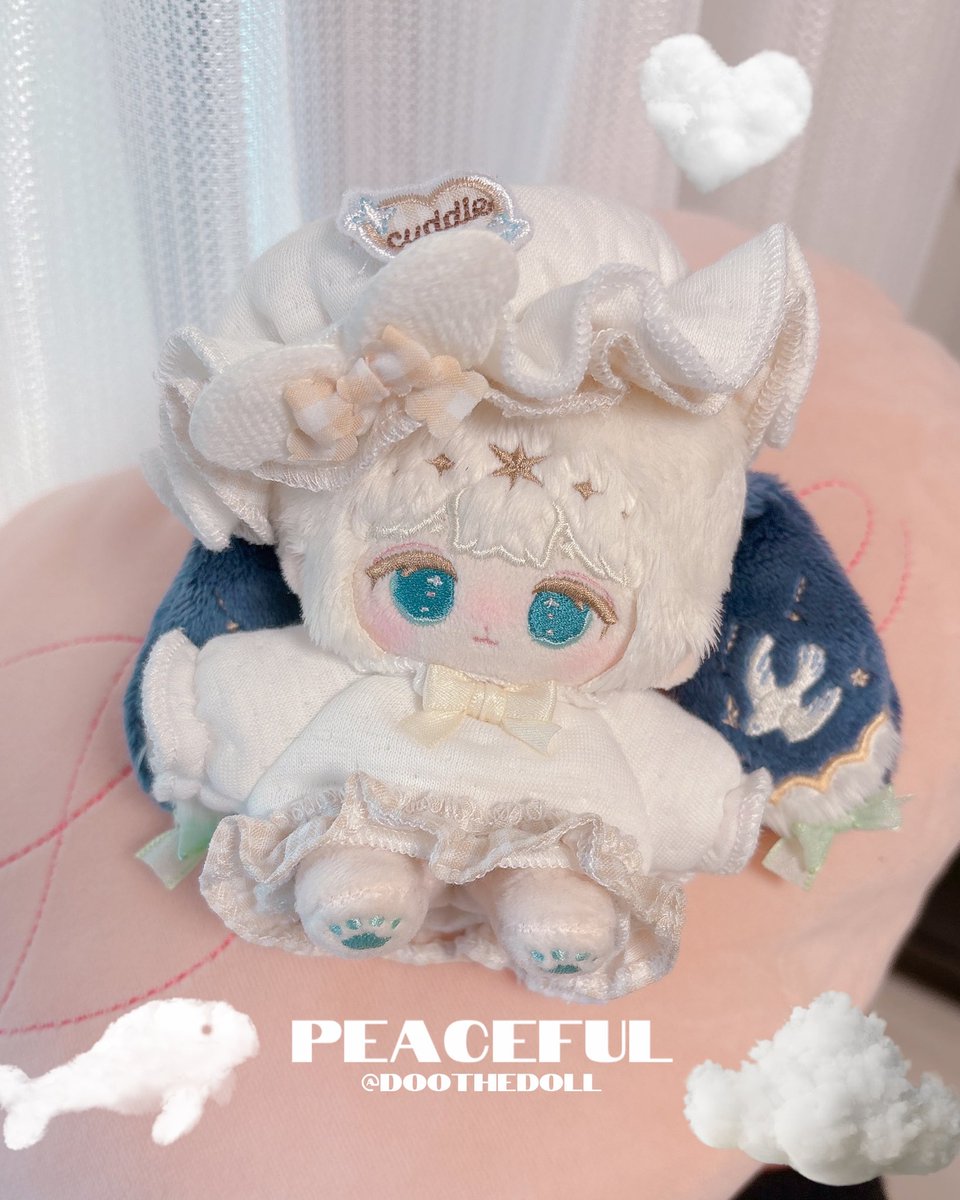 10cm無属性ぬいぐるみ
「Peaceful ピースフル」🕊️
