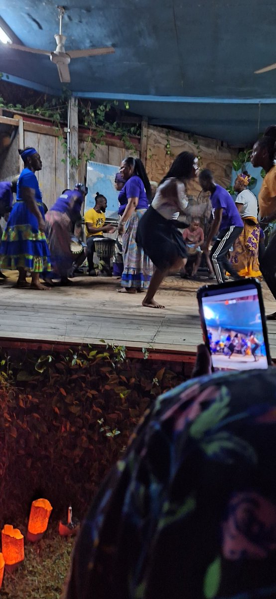 Meeki_2012FOJ's tweet photo. On 25 of October was the 9th night /candle light of our dearly be loved late maroon cheif Marcia Douglas. Where yhe community came to celebrate her life where a prayer meeting was held then the maroons came together and dance celebrating her. #ctmc #sleepinheavenlypeace https://t.co/elHUKHB4Pp