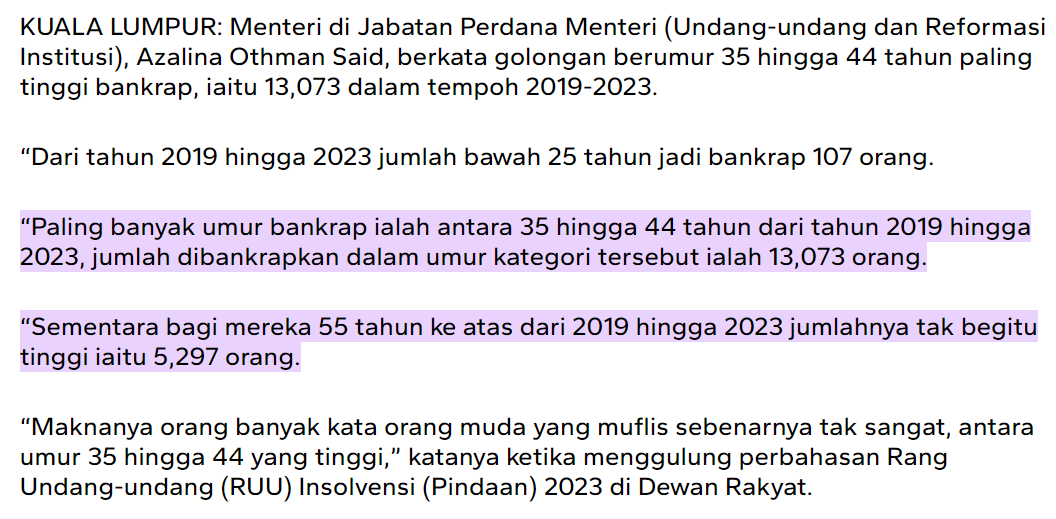Pelabur_Bijak's tweet photo. Pada umur 25, hidup nampak ‘on track’ tapi ada banyak perangkap along the way.

Ni thread perkara biasa orang buat yang korang kena elak

Kalau tak umur 35-44 nanti,expenses jauh lebih besar dari gaji, hutang cecah ratusan ribu.
simpanan? RM0.00. 

Ramai stuck dalam situasi ni https://t.co/647SlZQ6oi