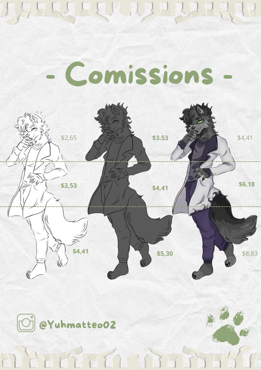 RubyWolfox's tweet image. Could someone help my friend? 
He&apos;s struggling a bit to sell art, but his art is amazing! Here a example and prices. You can contact him at Instagram yuhmatteo02