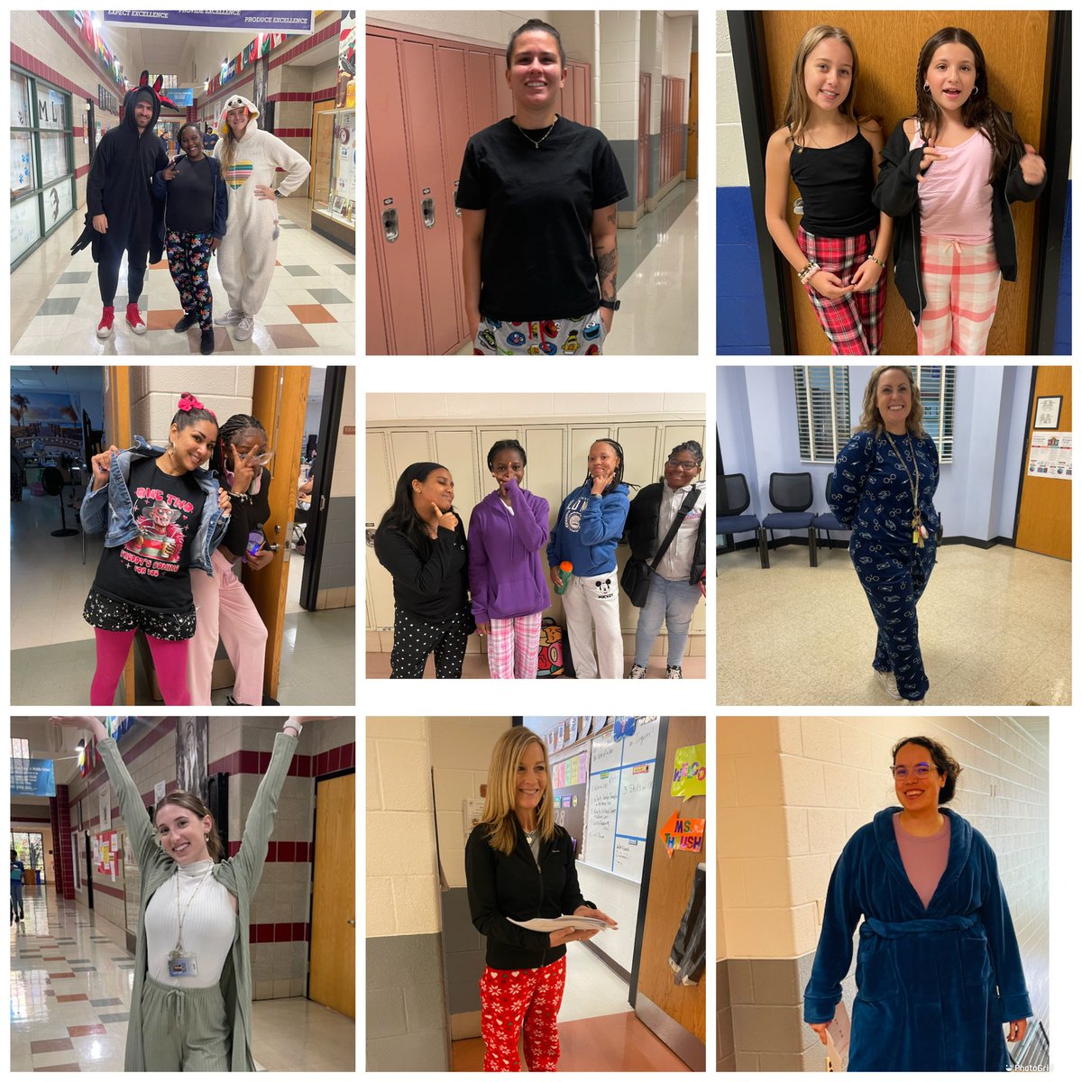 BrandiKOverton's tweet photo. MLK Spirt Week is off to a great start! So much fun dancing in our pajamas! Thank you MLK PTSA for providing the DJ 🎶 during all three lunches! Our scholars loved it….and so did Mrs. Spurling, 6th grade administrator!!!#TheMLKWAY #DREAM https://t.co/VuzEMTCx7h