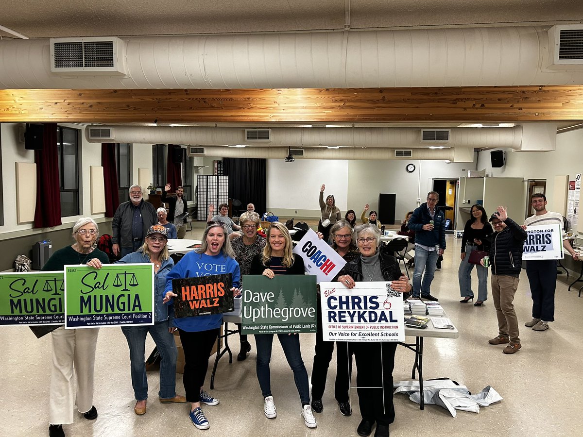 SarahReyneveld's tweet image. It’s that time. Time to vote in the most important election yet. Enjoyed getting out vote this past weekend as a PCO with the @36th and a volunteer with the No on 2117 campaign. My voting recommendations are the same as the 36th Districts Dems (see below) this year.       #vote