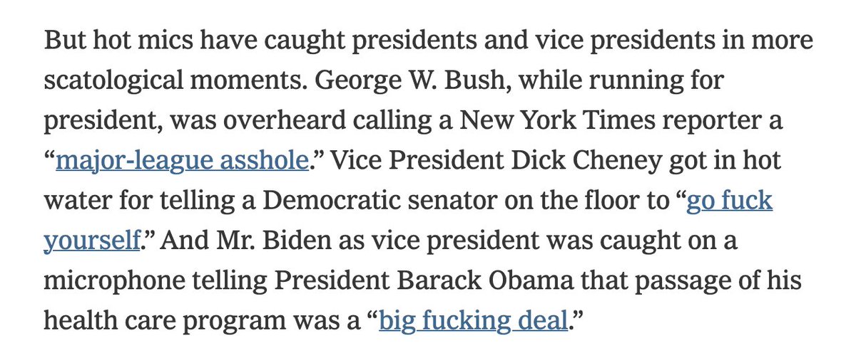 This piece must be up there for variety of swearwords in a New York Times article