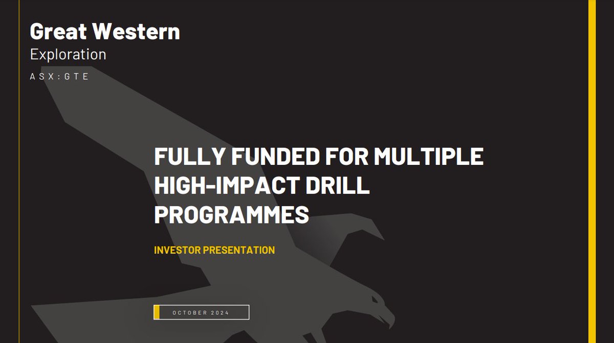 Great Western Exploration Ltd tweet media