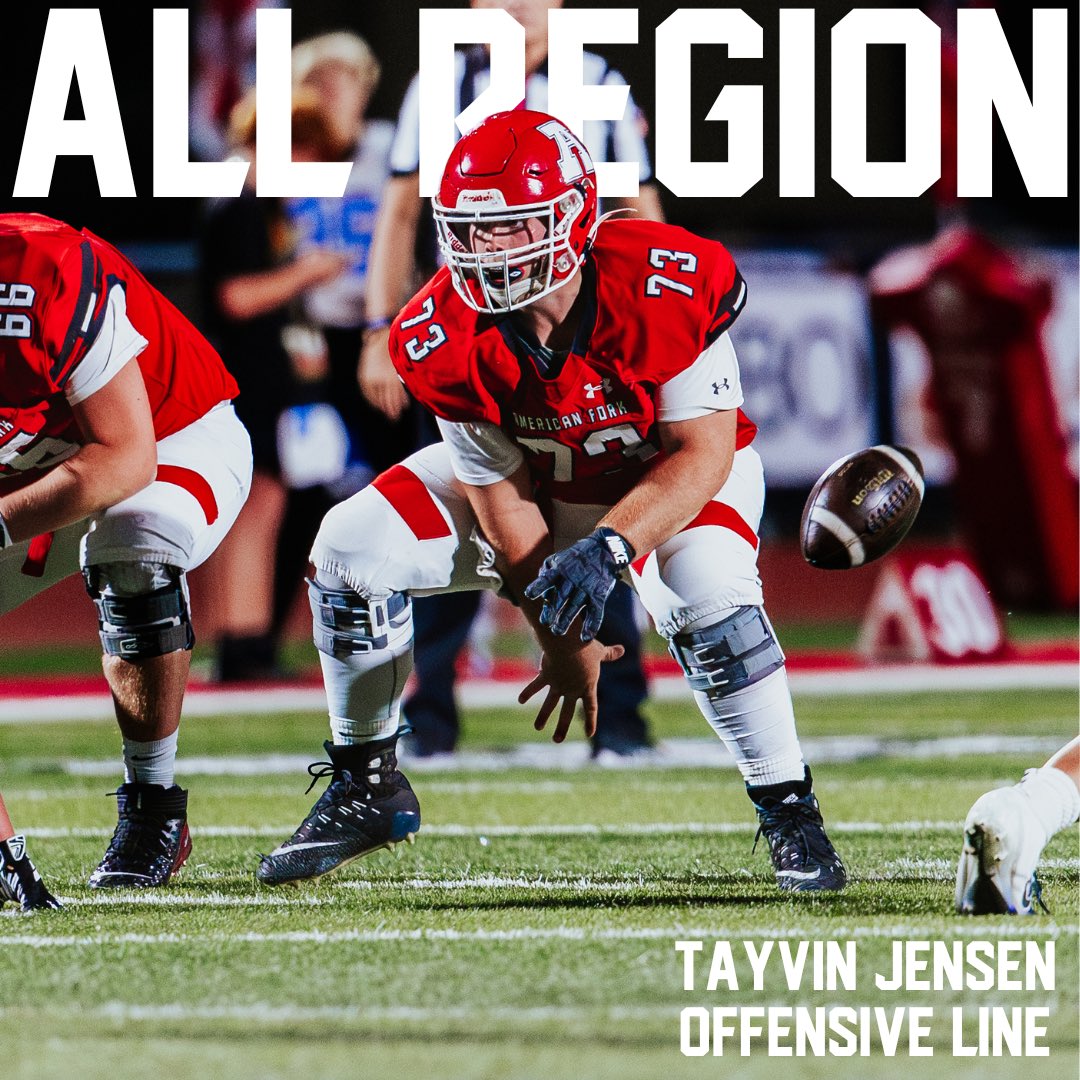 Congratulations to Tayvin Jensen on being named to the Region 3 All Region Team!