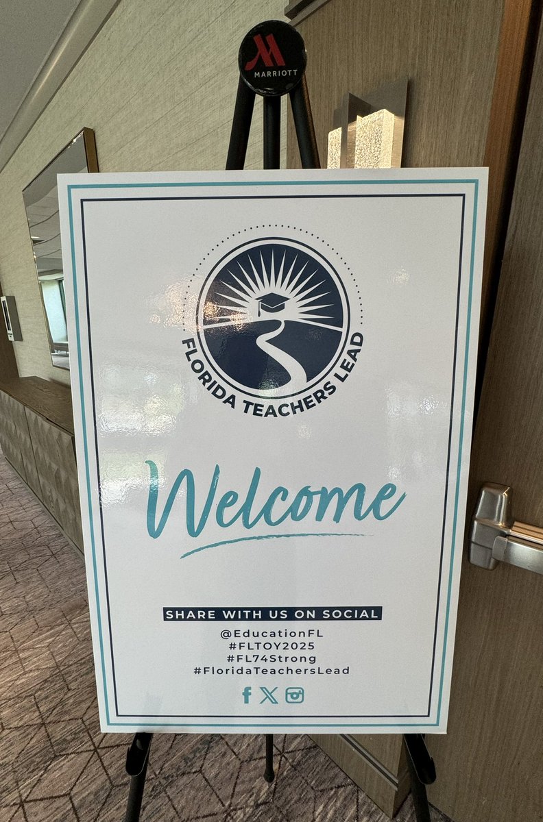 🌟 Launching tomorrow! 🌟 <a href="/EducationFL/">Florida Department of Education</a> excited to kick off the 2025 FL Lead Network with FL District Teachers of the Year. Here’s to a year of growth, collaboration, and impact! #FloridaTeachersLead #FL74Strong #FLTOY2025 #DreamDeveloperNetwork #NEFEC #DevelopTeaching